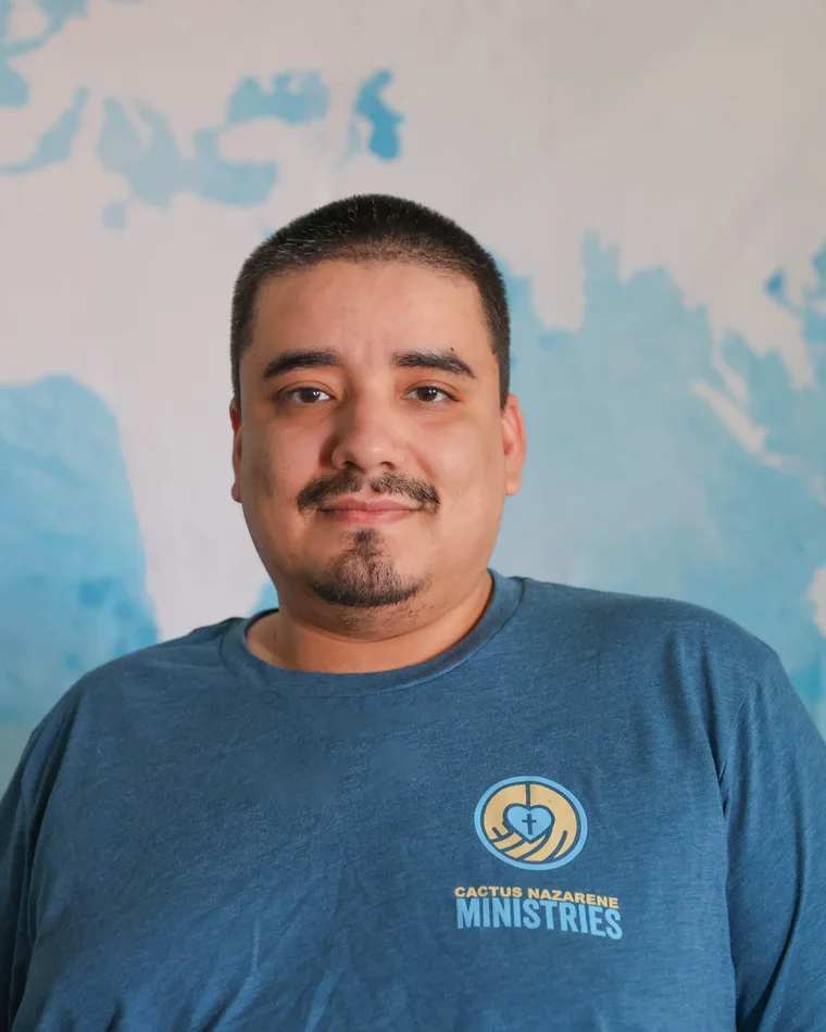 Christopher Alvidrez, Front Desk Assistant at Cactus Nazarene Ministry Center